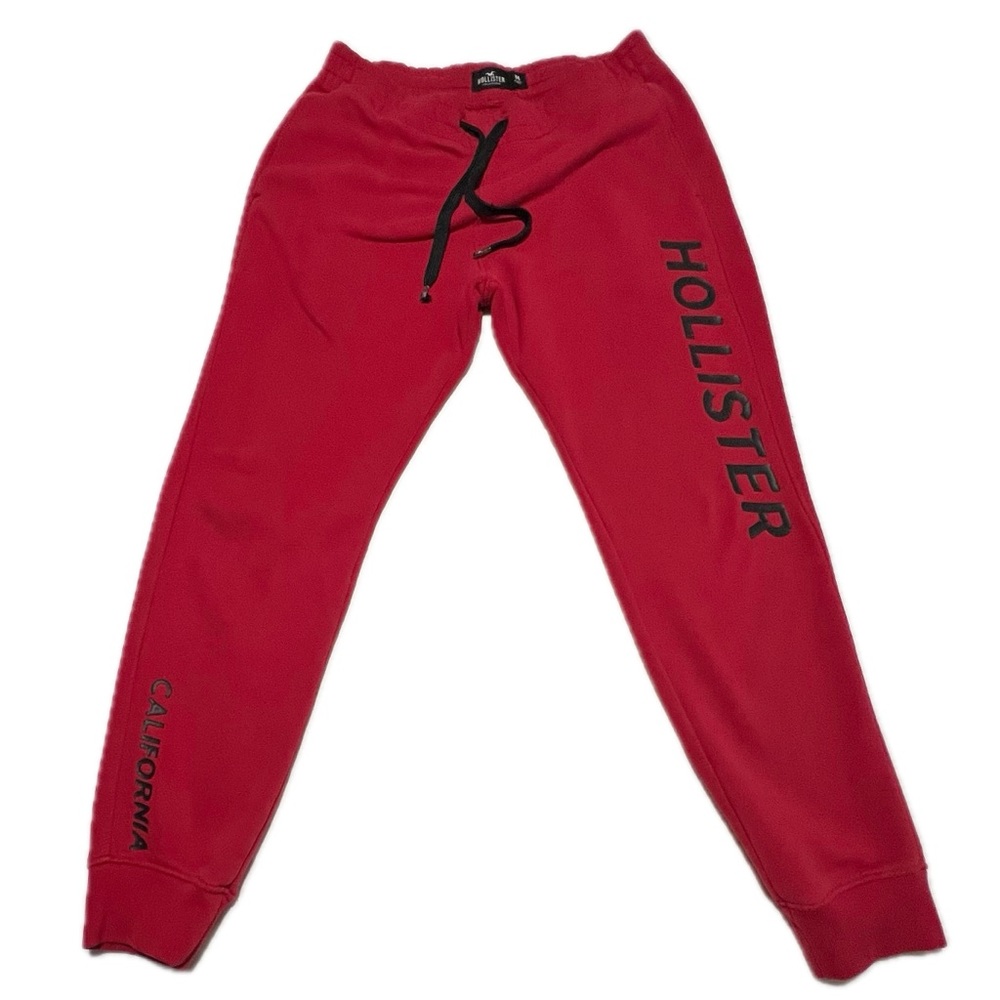 Hollister Red sweatpants Size M